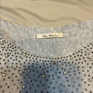 Vila Milano Light blue Studded Sweatshirt